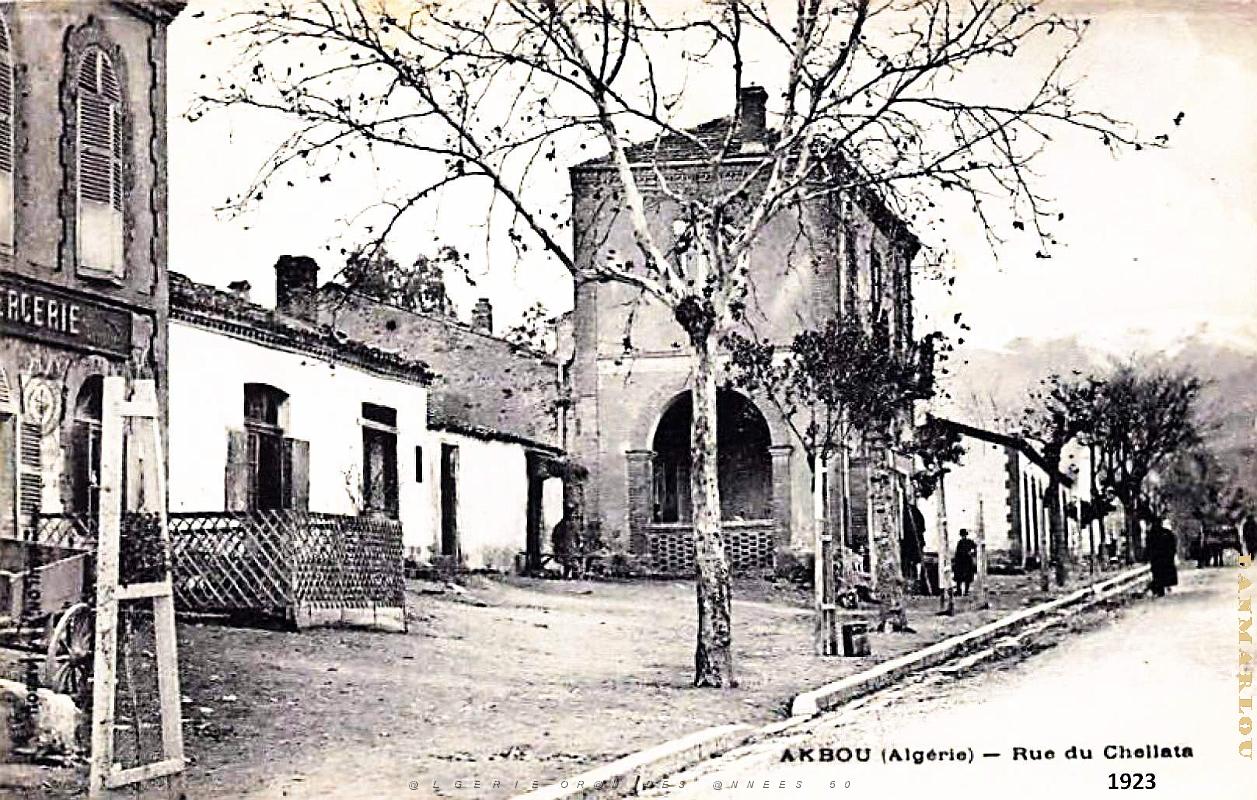 Akbou - Rue du Chellala - 1923.jpg